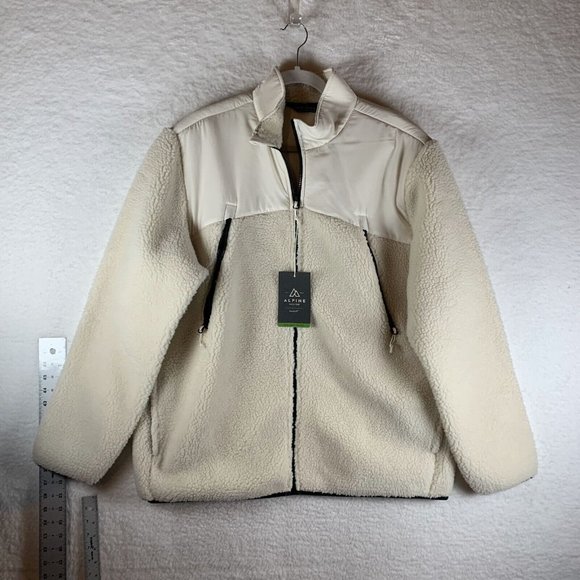 Alpine Design Sherpa Fleece Jacket Men's XL Polyester‎ Full Zip Long Sleeve 7199 - Picture 1 of 9
